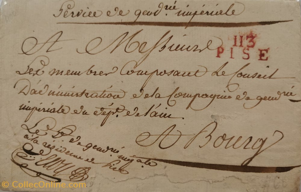 113 Département de la Méditerranée vieux papiers documents historiques 113 departement de la mediterranee