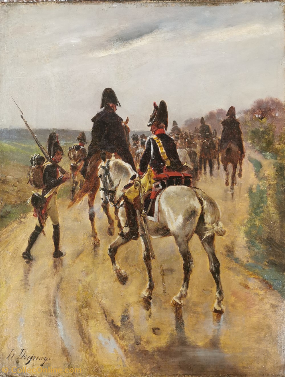 Dupray, Escorte de prisonniers art antiquites peintures dessins dupray escorte de prisonniers