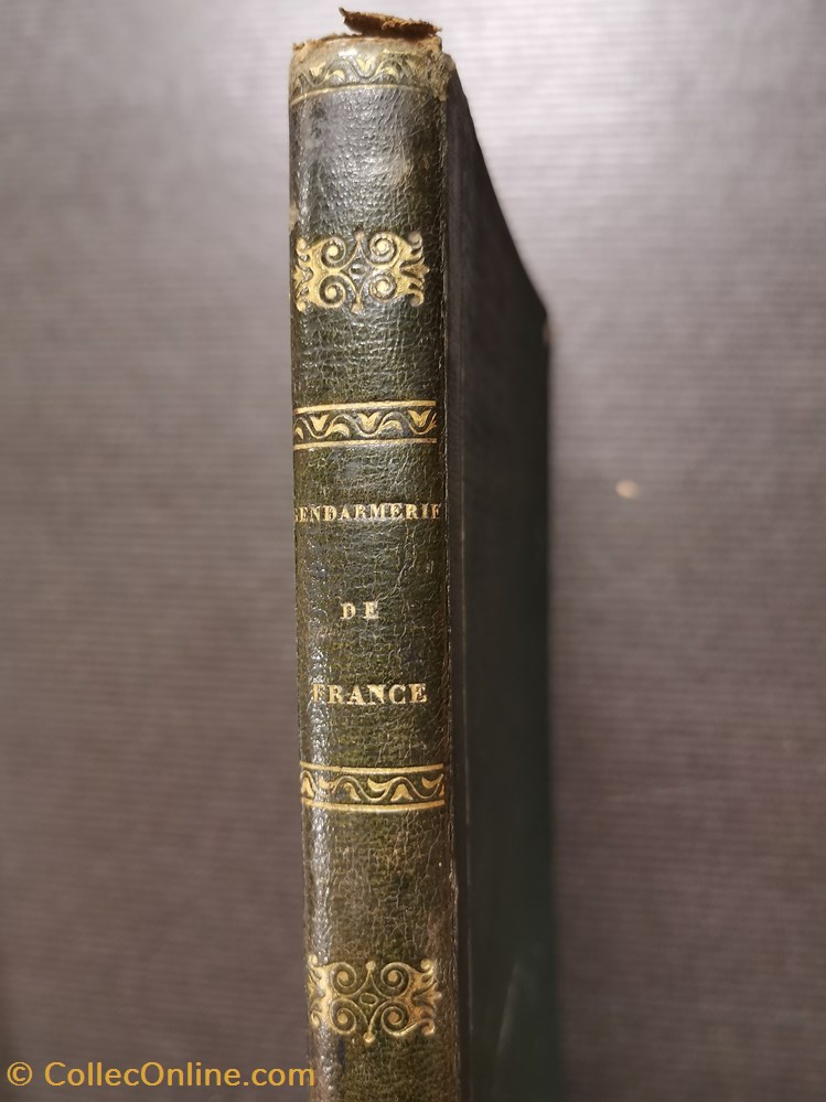 militaria livres revues catalogues 1839 etat general de la gendarmerie de france