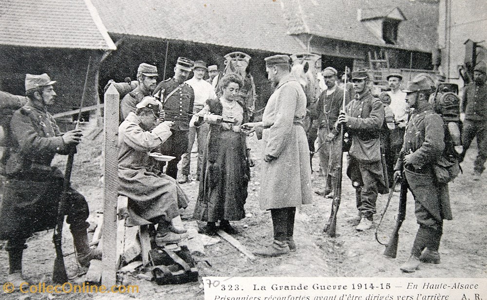 militaria photographies guerre 14 19 prisonniers allemands escorte par des gendarmes