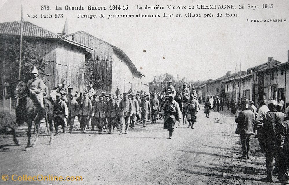 militaria photographies guerre 14 19 prisonniers allemands escorte par des gendarmes