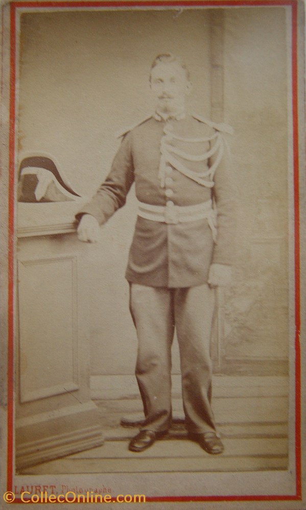 militaria photographies gendarme national vers 1880 troisieme republique