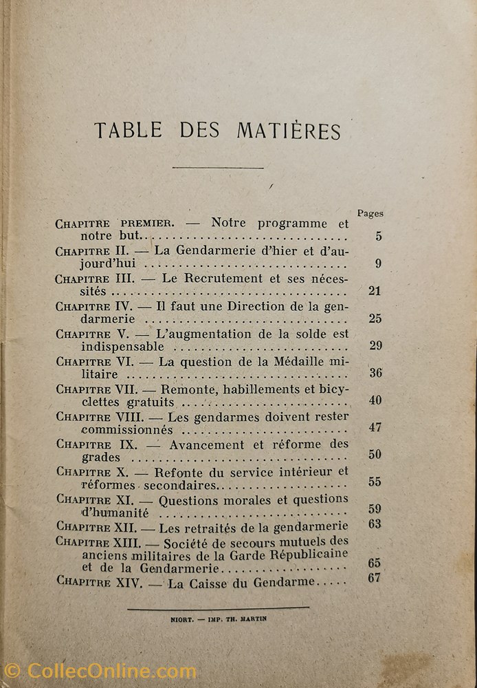 1913 La Gendarmerie son passé et son avenir, ce qu'elle est et ce qu'elle devrait être militaria livres revues catalogues 1913 la gendarmerie son passe et son avenir ce qelle est et ce qelle devrait etre