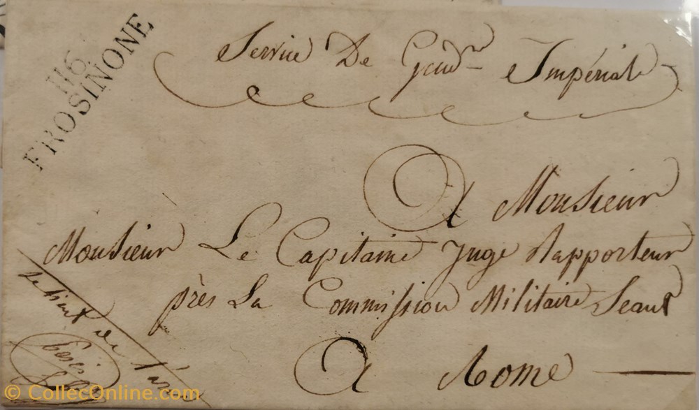 116 Département du Tibre.02 vieux papiers documents historiques 116 departement du tibre 02