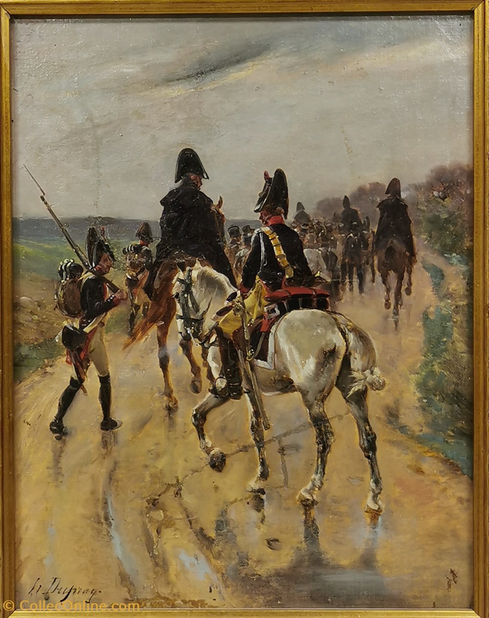 Dupray, Escorte de prisonniers art antiquites peintures dessins dupray escorte de prisonniers