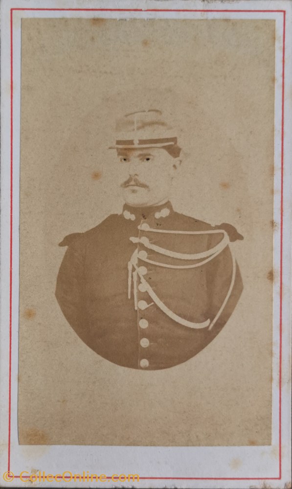 militaria photographies gendarme national vers 1880 troisieme republique