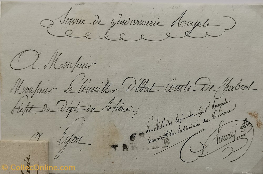 vieux papiers marques postales europe 69 tarare
