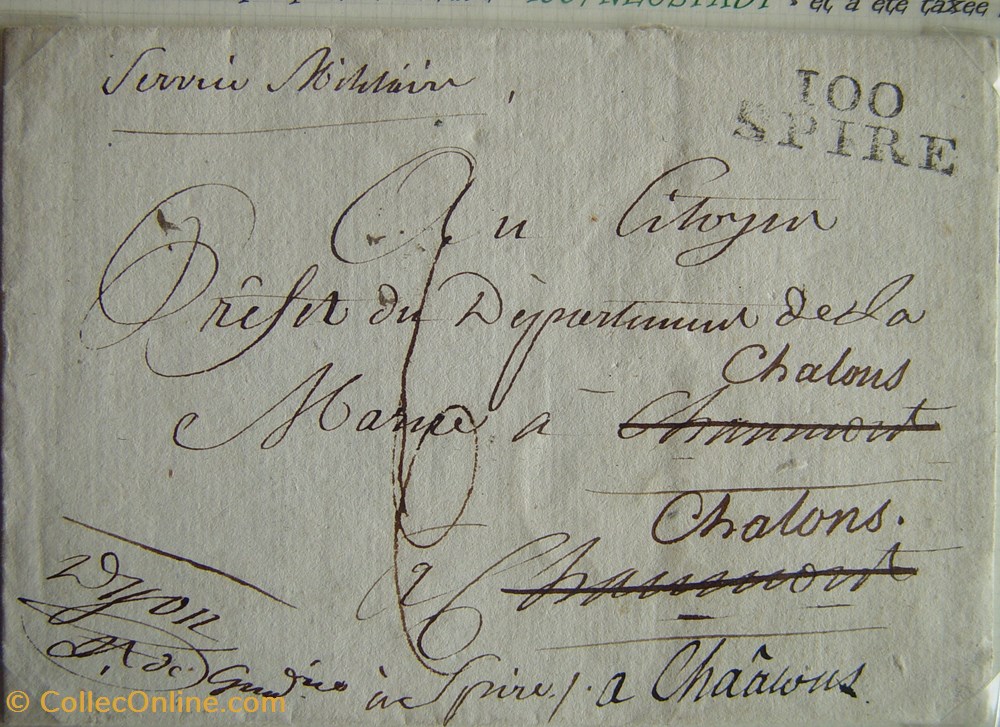 100 Département du Mont-Tonnerre.02 vieux papiers documents historiques 100 departement du mont tonnerre 02