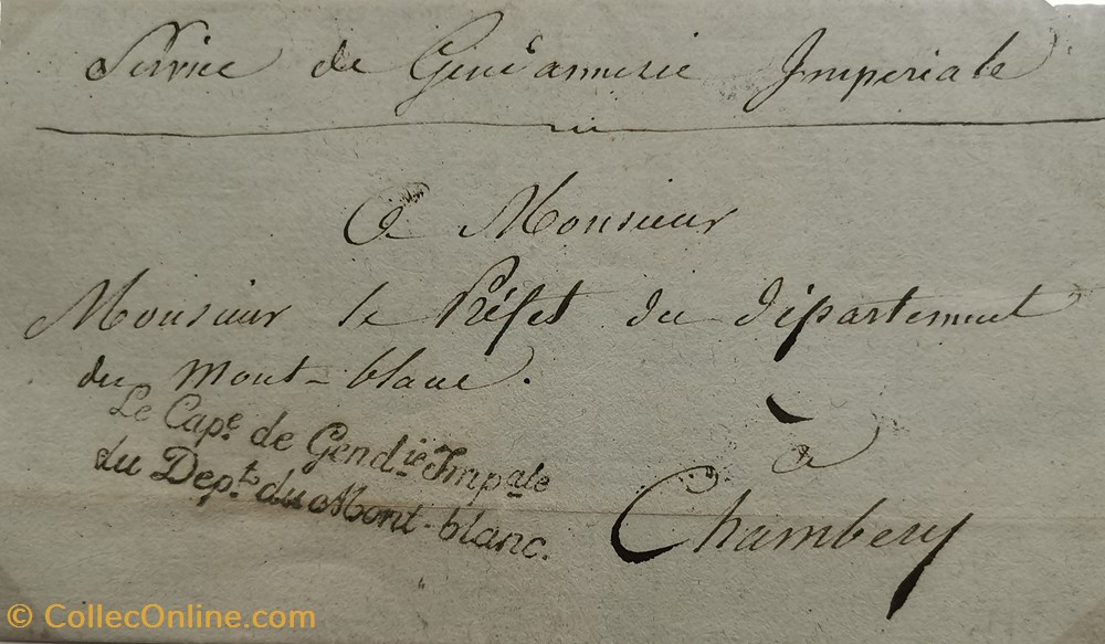 084 Département du Mont-blanc .02 vieux papiers documents historiques 084 departement du mont blanc 02