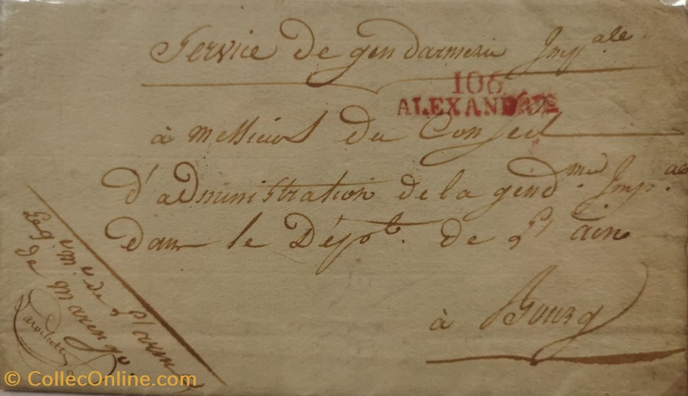 vieux papiers documents historiques 106 departement de marengo