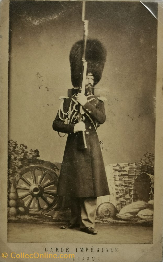 Gendarme Impérial du Régiment de Gendarmerie de la Garde, Second Empire militaria photographies gendarme imperial du regiment de gendarmerie de la garde second empire
