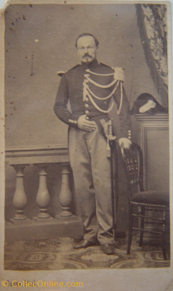 Lieutenant de Gendarmerie Impériale, Second Empire militaria photographies lieutenant de gendarmerie imperiale second empire