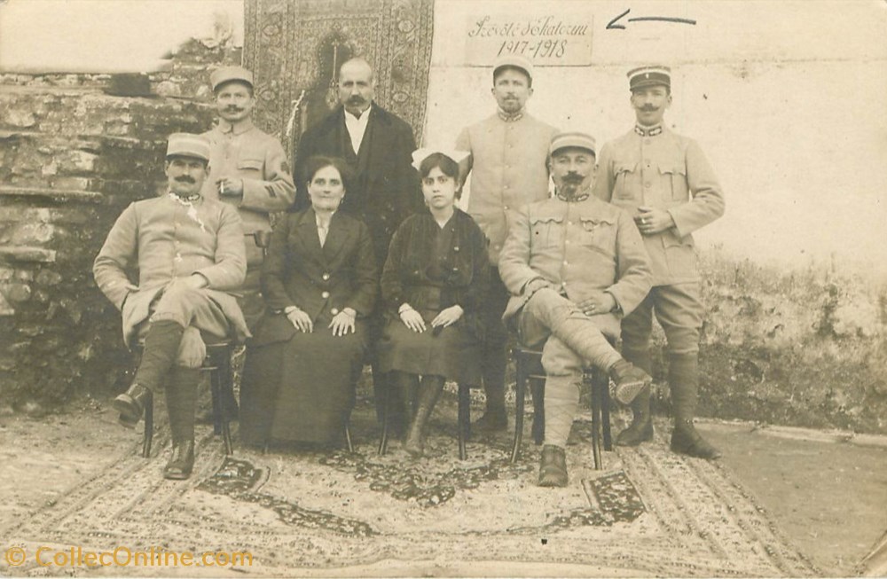 Guerre 14/19 ORIENT - Prévôté d'Ekaterini militaria photographies guerre 14 19 orient prevote ekaterini