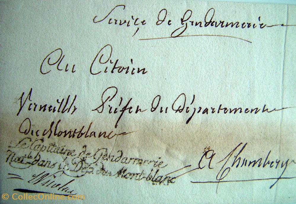 vieux papiers documents historiques 084 departement du mont blanc 01