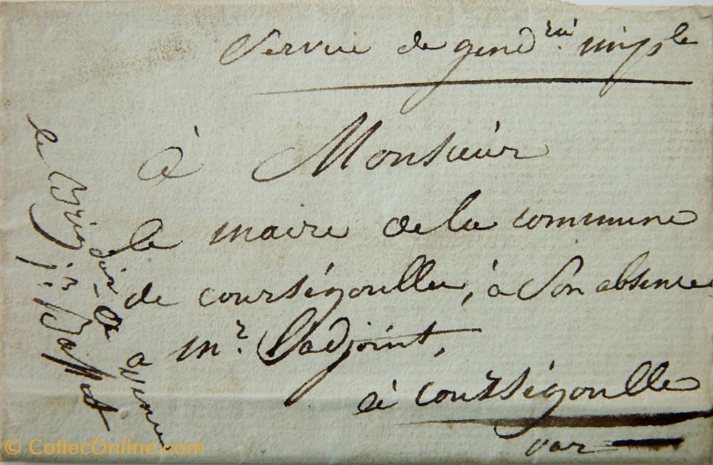 documents anciens marques postales 06 vence