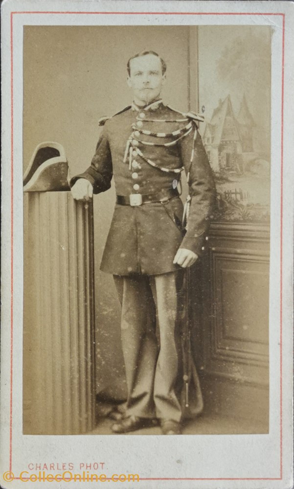 militaria photographies gendarme national vers 1880 troisieme republique