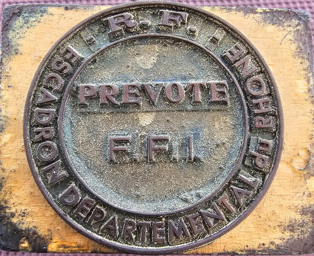 militaria police gendarmerie 1942 1945 prevote ffi