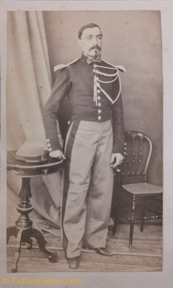 Gendarme à Pied Second Empire militaria photographies gendarme a pied second empire