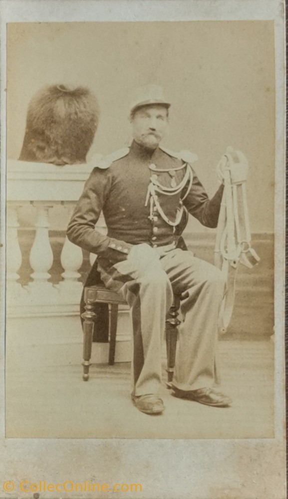 militaria photographies gendarme de la legion de gendarmerie de la seine vers 1860