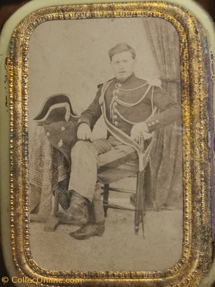 militaria photographies gendarme imperial second empire
