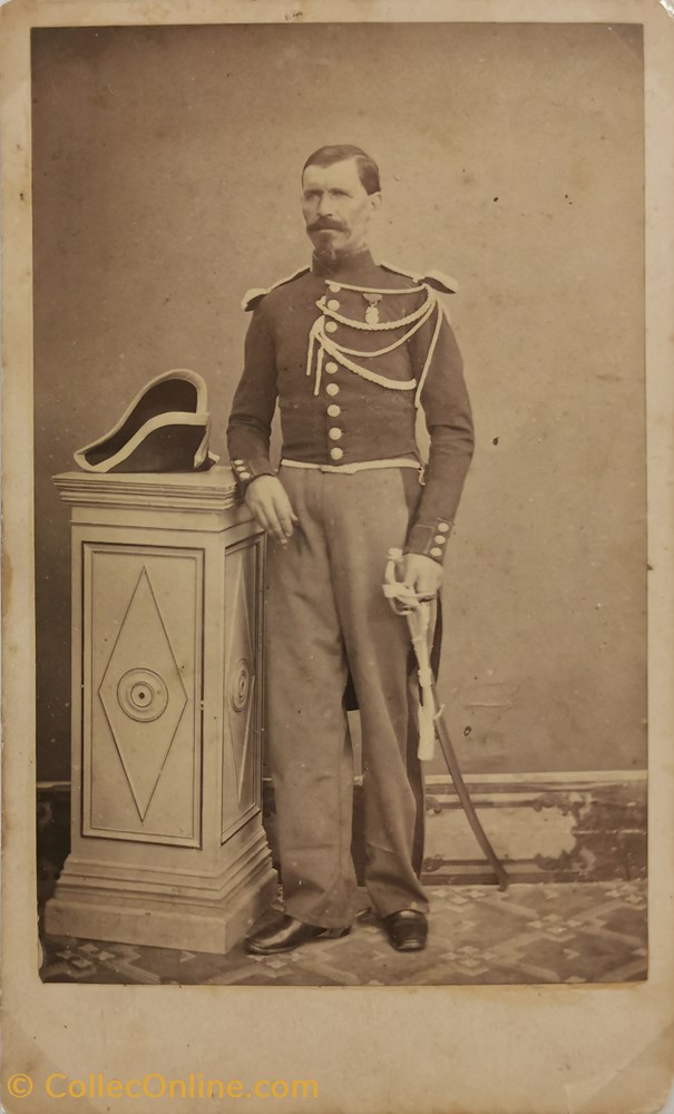 Gendarme Impérial, Second Empire militaria photographies gendarme imperial second empire