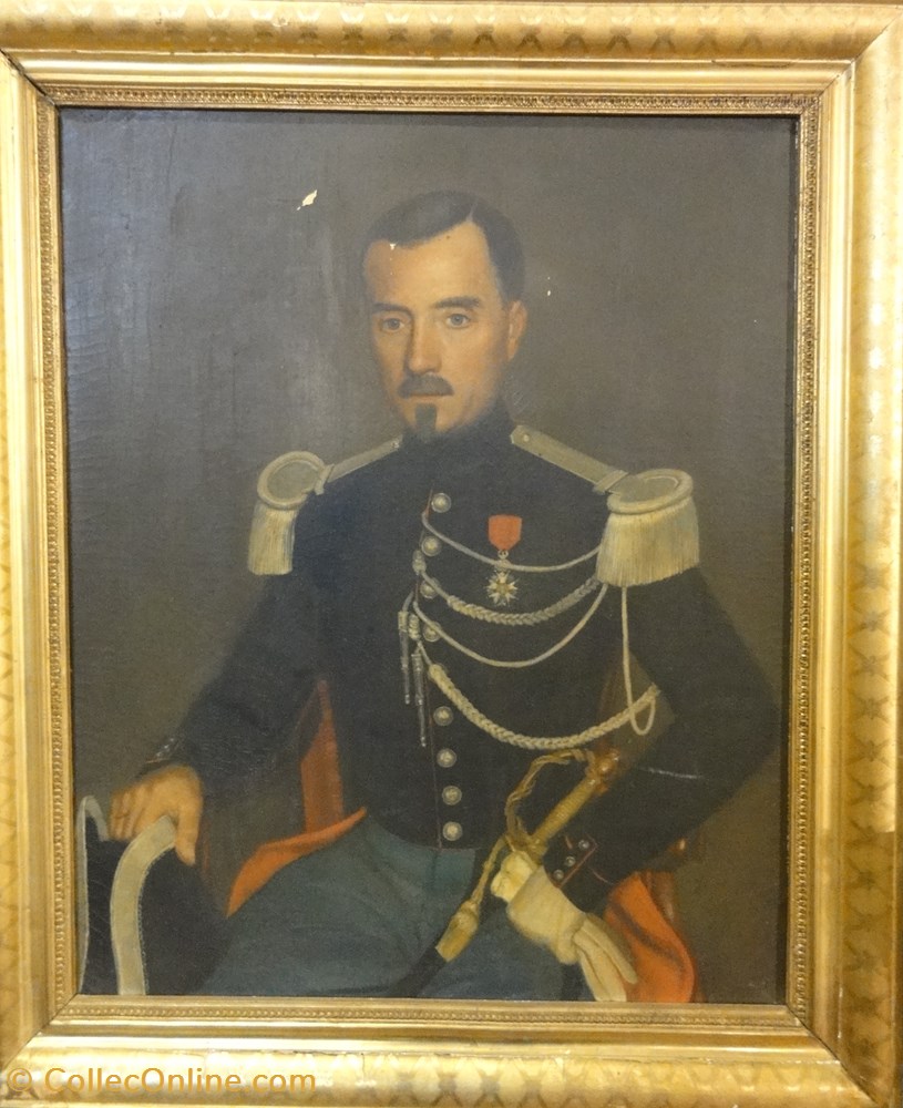 Capitaine de Gendarmerie Impériale du Second Empire art antiquites peintures dessins capitaine de gendarmerie imperiale du second empire