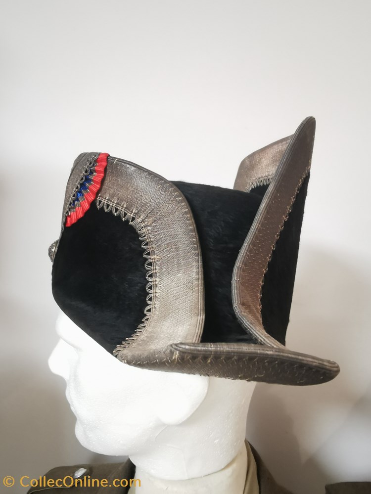 Bicorne de Lieutenant ou Capitaine modèle 1895-1903 3 militaria casques coiffures bicorne de lieutenant ou capitaine modele 1895 1903