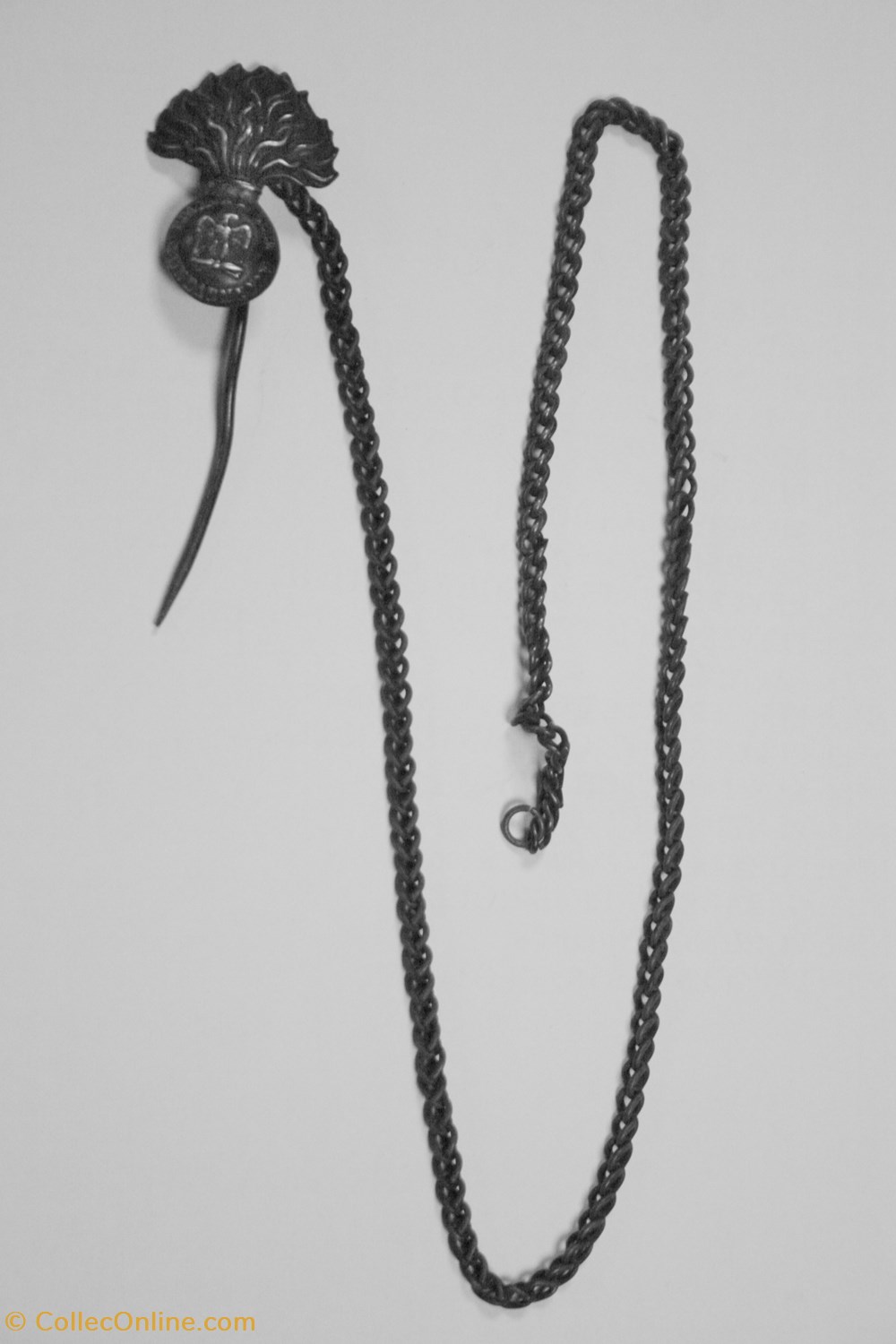 militaria police epinglette de prix de tir gendarmerie second empire