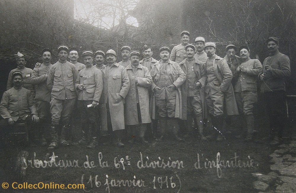 Guerre 14/19 - Prévôté 69ème Division militaria photographies guerre 14 19 prevote 69eme division