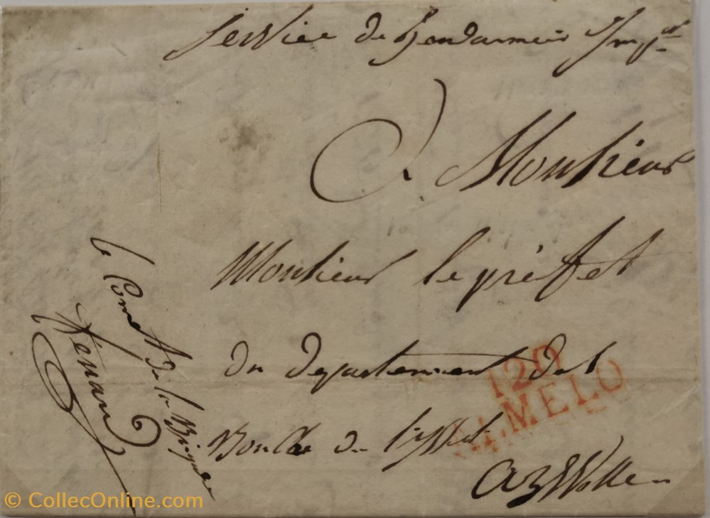 120 Département des Bouches de l’Yssel vieux papiers documents historiques 120 departement des bouches de l yssel