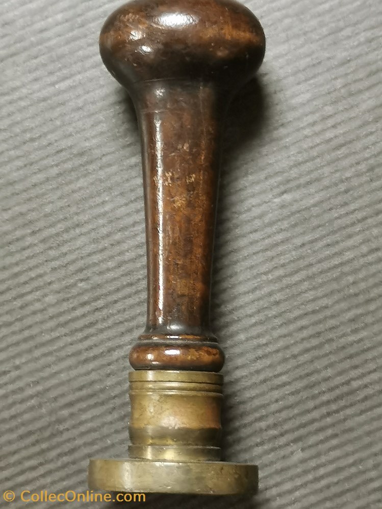 militaria police 1814 vers cachet de la 9e legion de gendarmerie royale