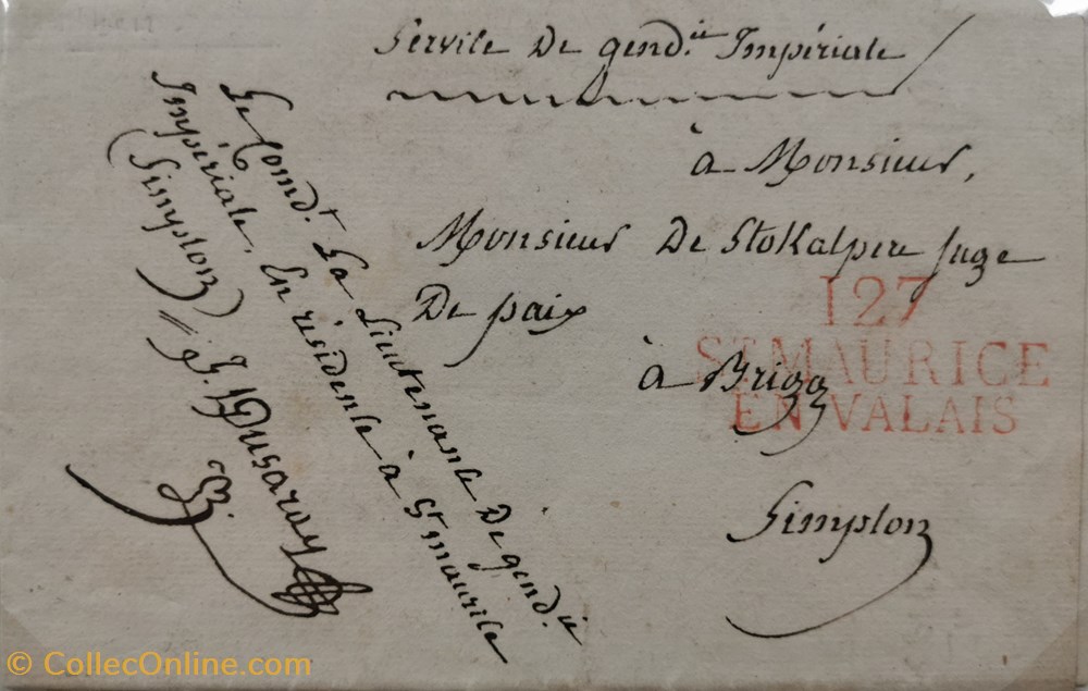 127 Département du Simplon.03 vieux papiers documents historiques 127 departement du simplon 03