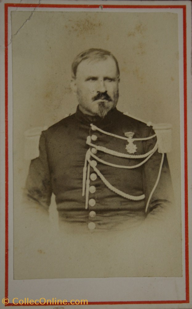 militaria photographies capitaine de gendarmerie imperiale du second empire