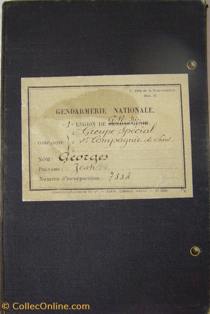 Livret 1935 Garde Républicain Mobile GEORGES Groupe Spécial 2ère Compagnie de Chars militaria livres revues catalogues livret 1935 garde republicain mobile georges groupe special 2ere compagnie de chars