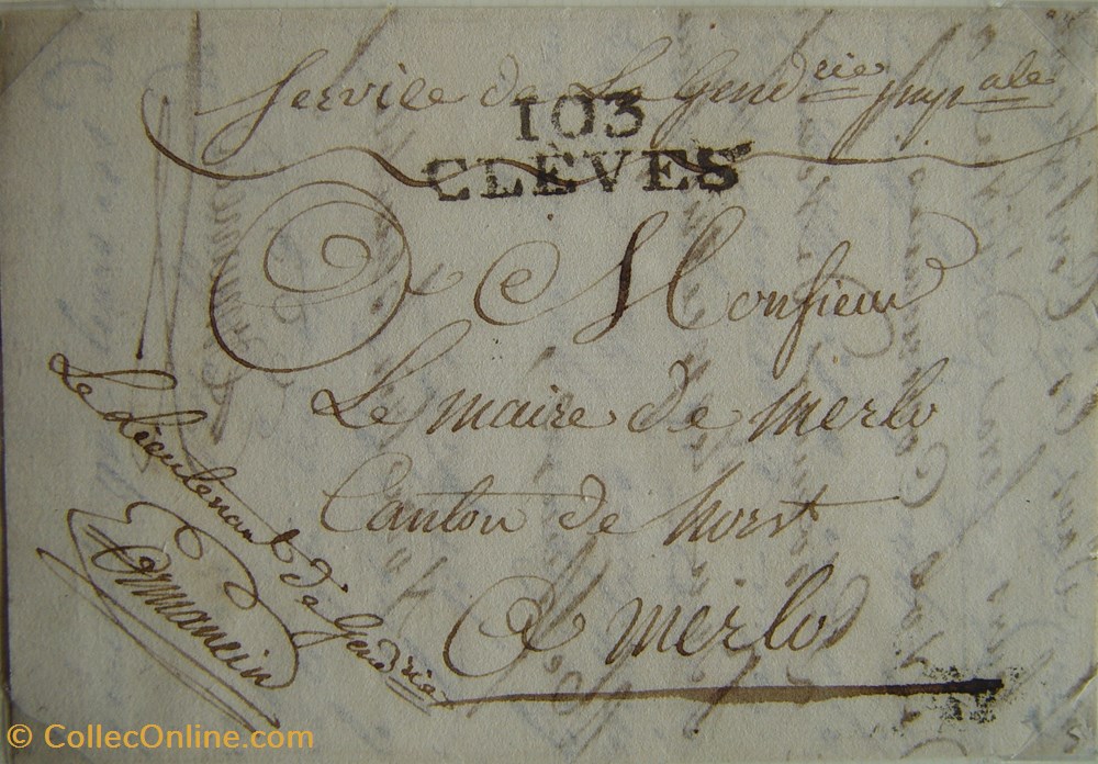 vieux papiers documents historiques 103 departement de la roer 02