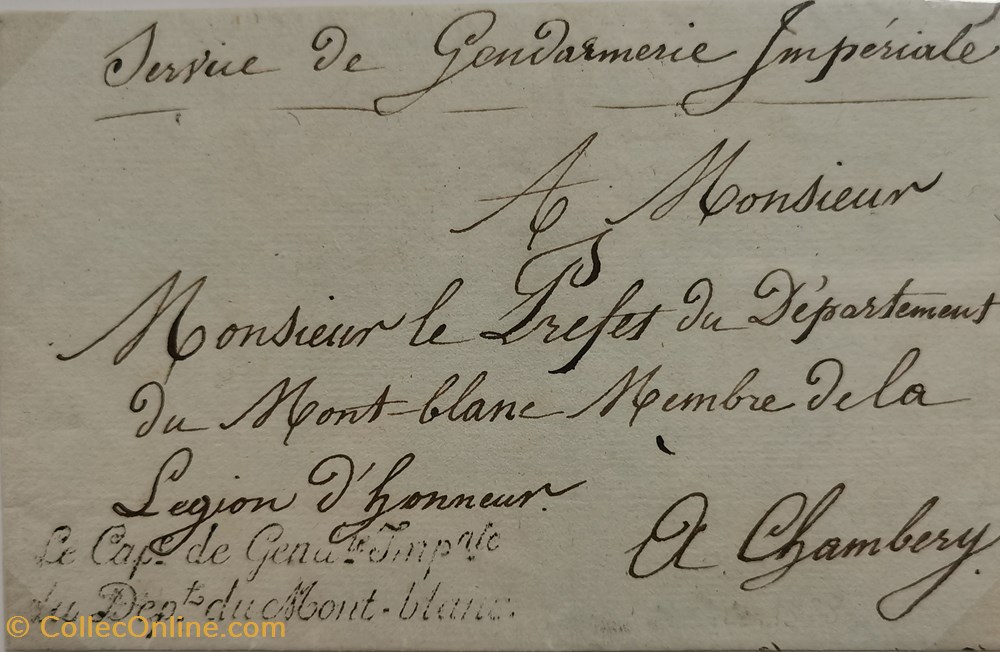084 Département du Mont-blanc .02 vieux papiers documents historiques 084 departement du mont blanc 02