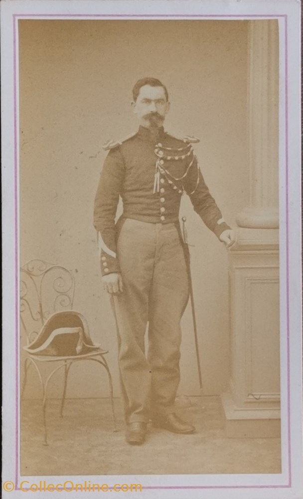 Brigadier de Gendarmerie Impériale, Second Empire. militaria photographies brigadier de gendarmerie imperiale second empire