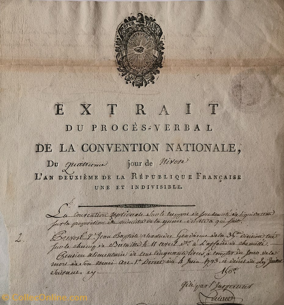 35ème Division vieux papiers documents historiques 35eme division