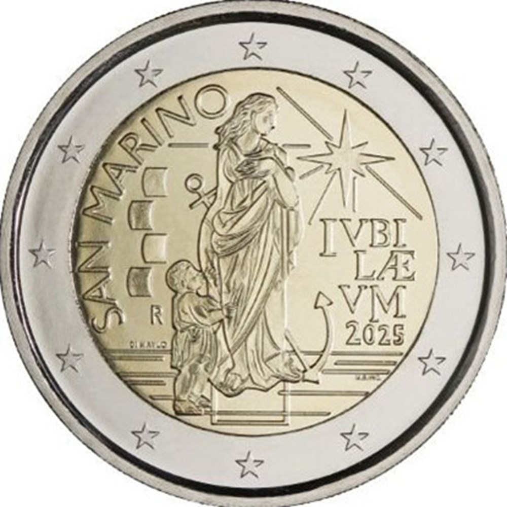 monnaies euros 2025 saint marin 2