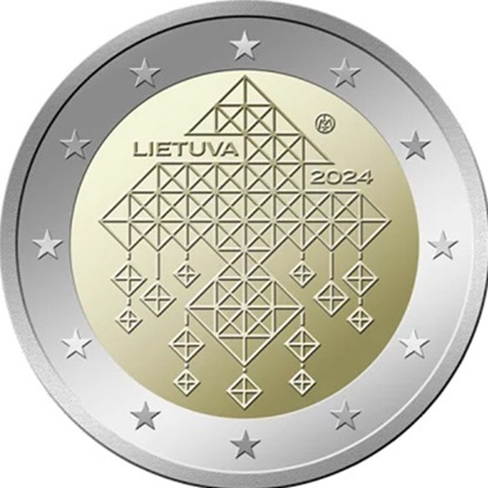 monnaies euros 2024 lituanie