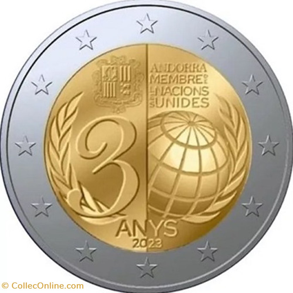 monnaies euros 2023 andorre