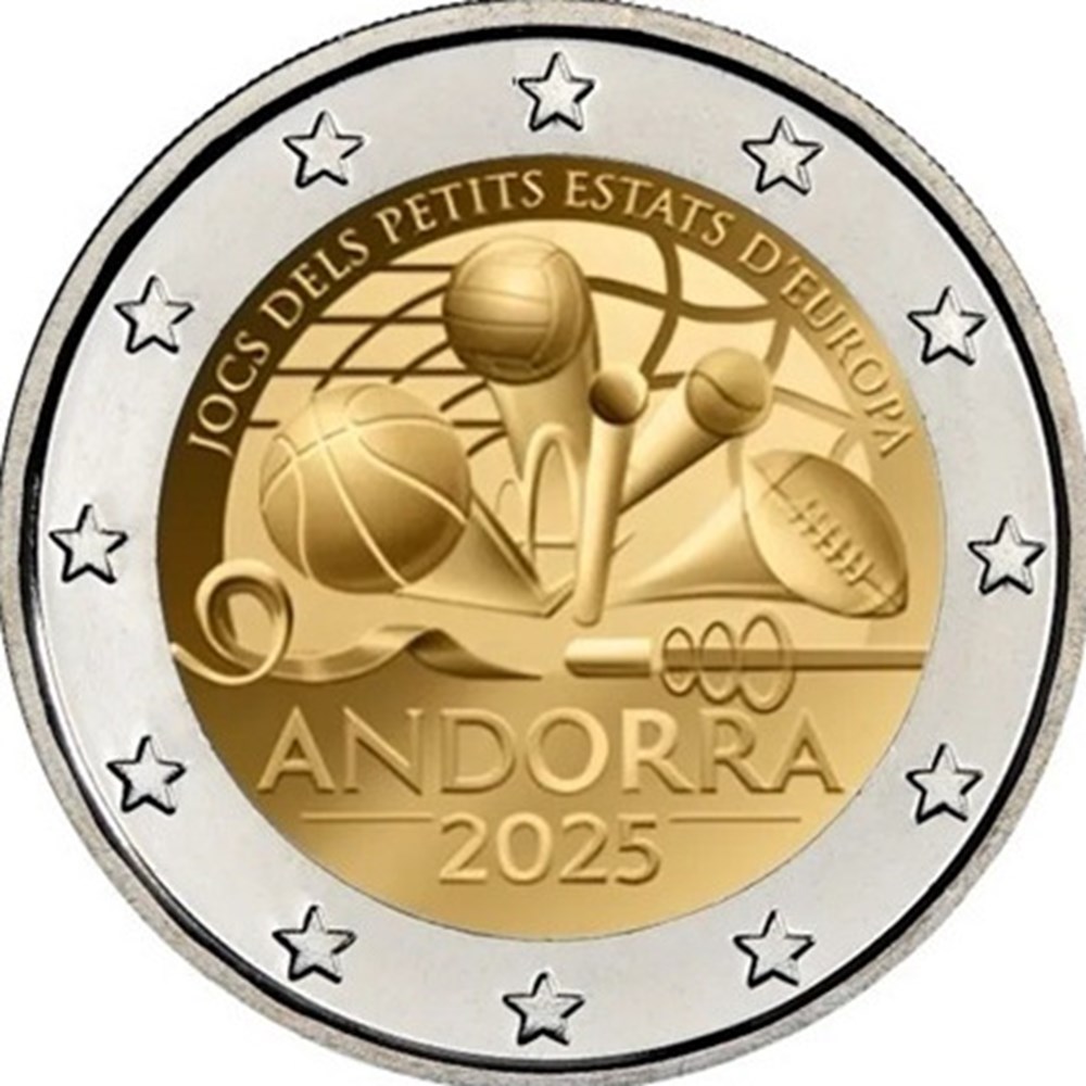 monnaies euros 2025 andorre