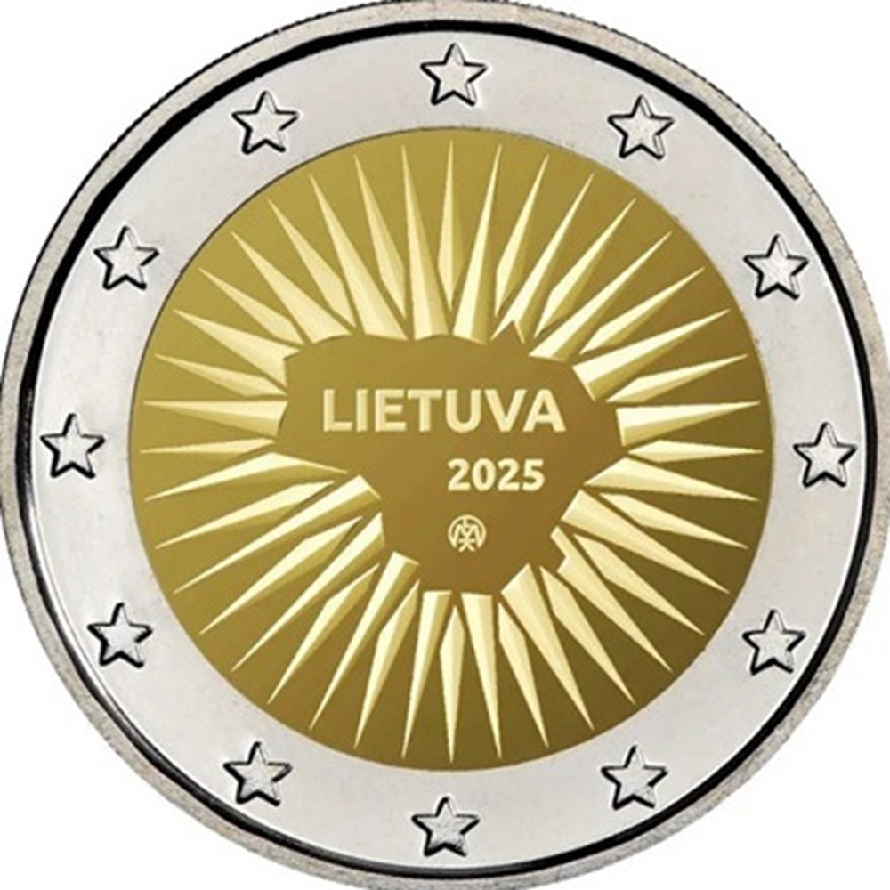 monnaies euros 2025 lituanie