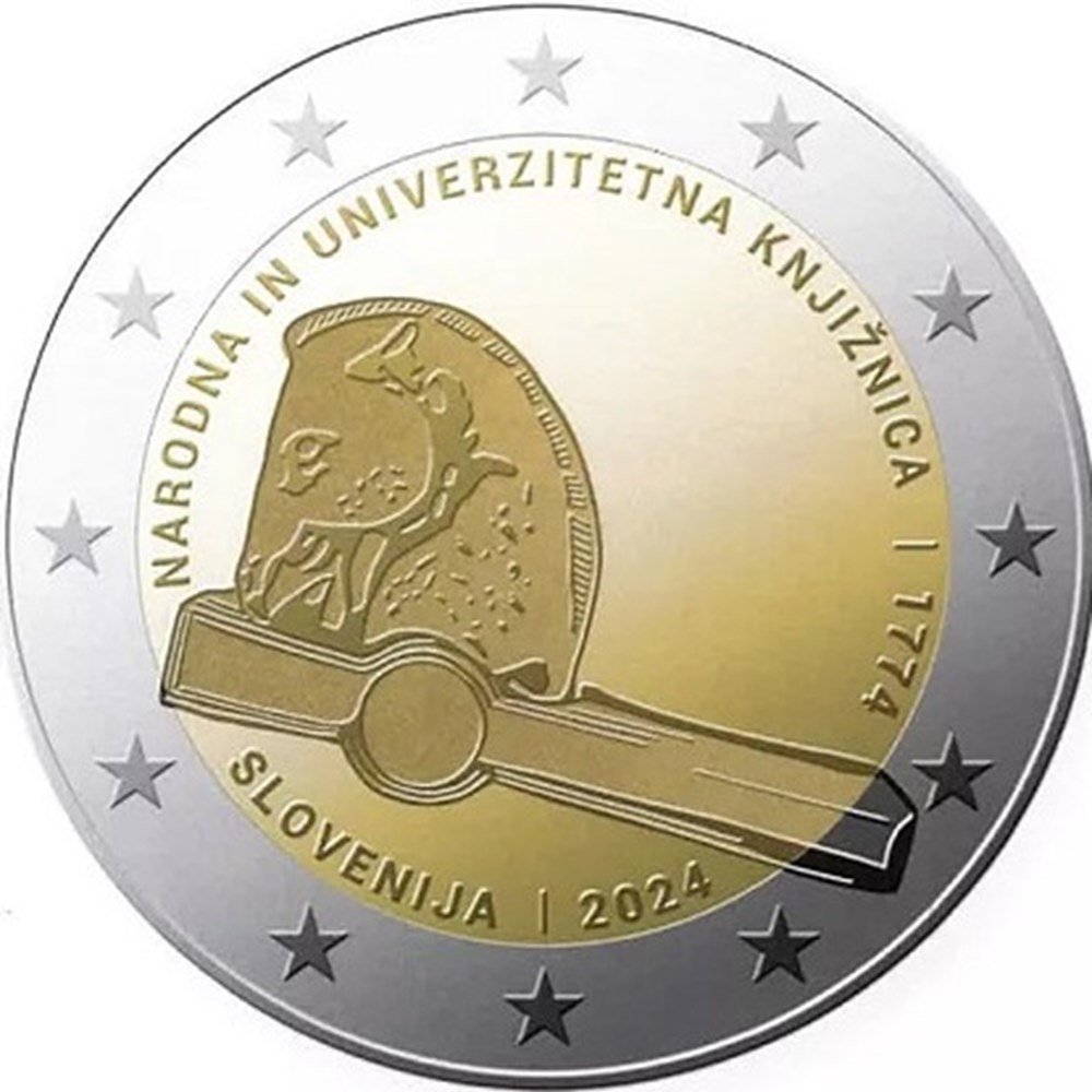monnaies euros a 2024 slovenie