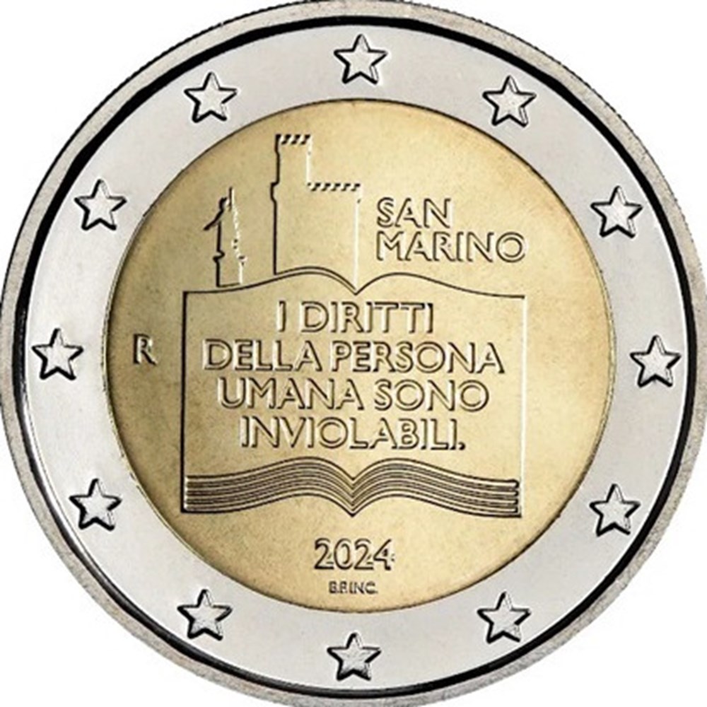 monnaies euros 2024 saint marin