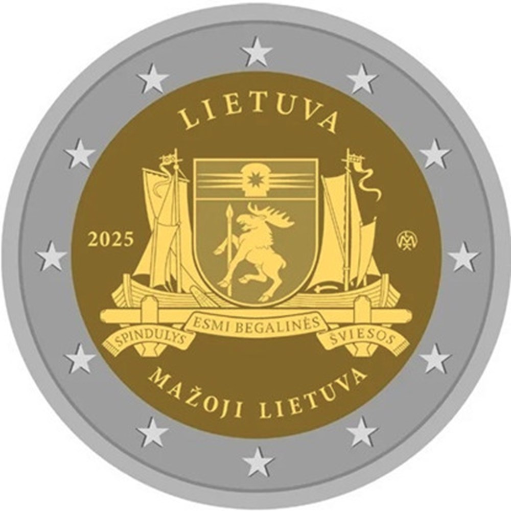 monnaies euros 2025 lituanie 2