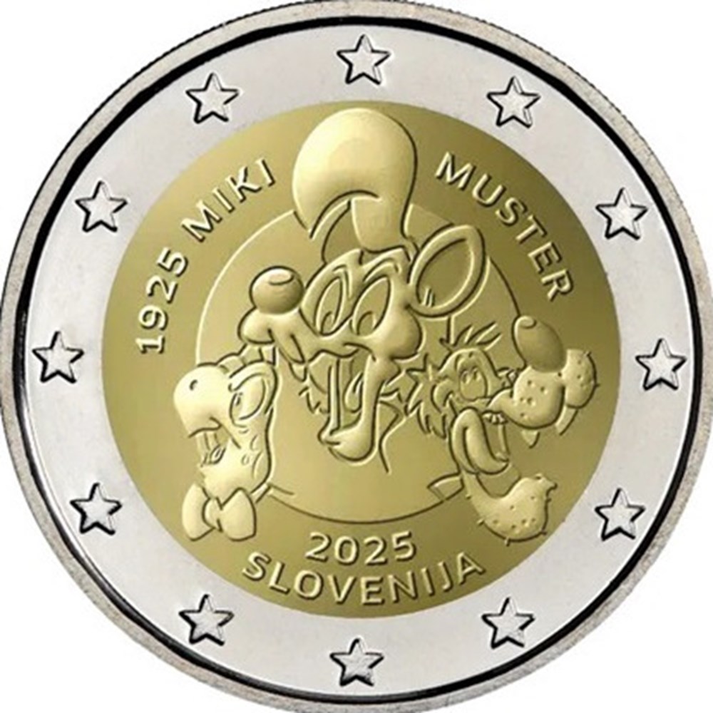 monnaies euros a 2025 slovenie