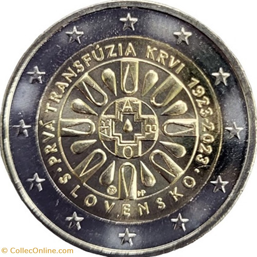 monnaies euros 2023 slovaquie