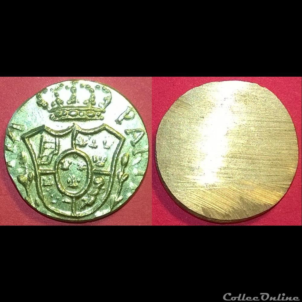Poids monétaire de la Doppia de Parme Italie 1785-1802 or europe poids monetaire de la doppia de parme italie 1785 1802