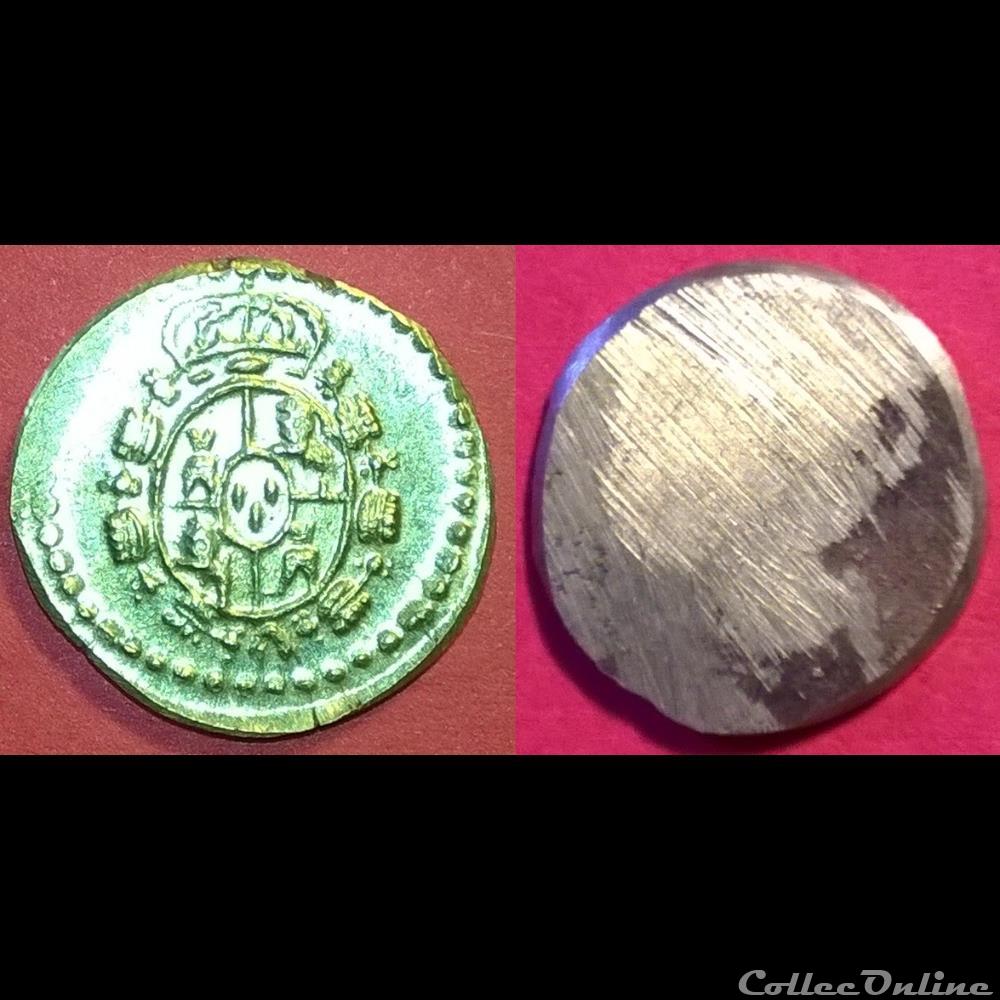 poids monétaire ½écu Espagne or europe poids monetaire ecu espagne